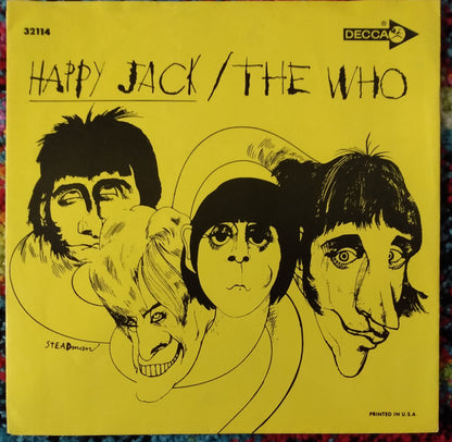 The Who : Happy Jack (7", Single, Glo)