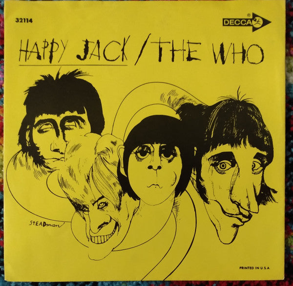 The Who : Happy Jack (7", Single, Glo)