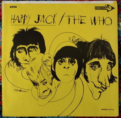 The Who : Happy Jack (7", Single, Glo)
