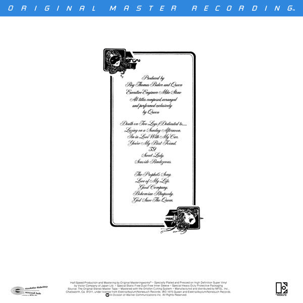 Queen : A Night At The Opera (LP, Album, Ltd, RE, RM)