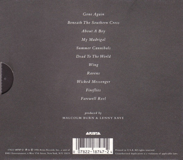 Patti Smith : Gone Again (CD, Album, Sli)