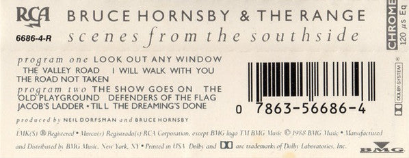 Bruce Hornsby & The Range* : Scenes From The Southside (Cass, Album, Dol)