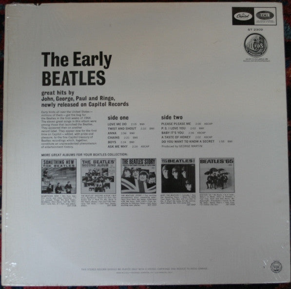 The Beatles : The Early Beatles (LP, Album, Comp)