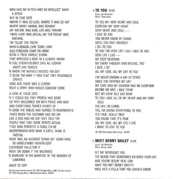 The Manhattan Transfer : Vocalese (CD, Album)