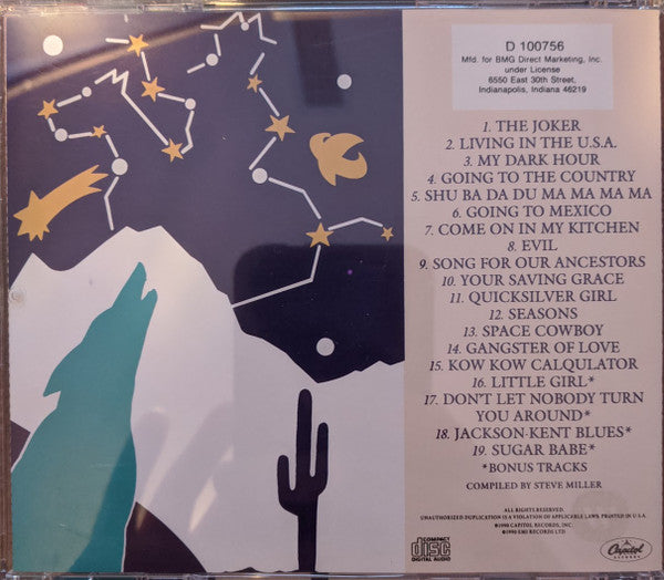 Steve Miller Band : The Best Of 1968 - 1973 (CD, Comp, Club, BMG)