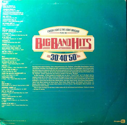 Enoch Light And The Light Brigade : Enoch Light & The Light Brigade Plays The Big Band Hits Of The 30's, 40's, 50's (2xLP, Album, RE)