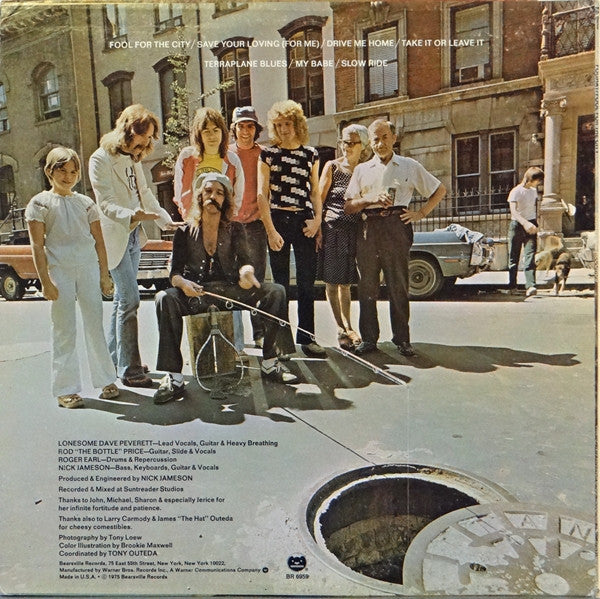 Foghat : Fool For The City (LP, Album, San)