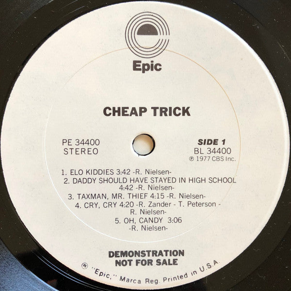 Cheap Trick : Cheap Trick (LP, Album, Promo, Pit)