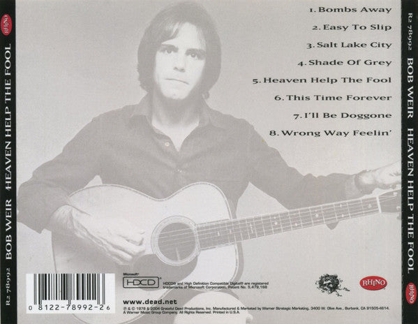 Bob Weir : Heaven Help The Fool (HDCD, Album, RE, RM)