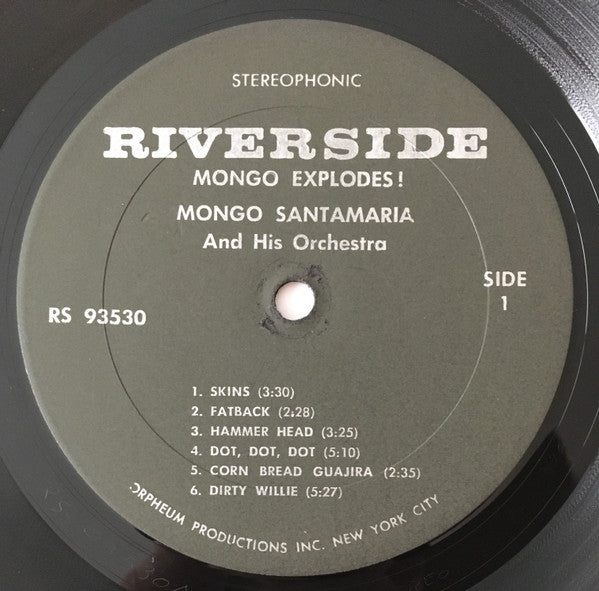 The Mongo Santamaria Band* Featuring Nat Adderley And Jimmy Cobb : Mongo Explodes (LP)