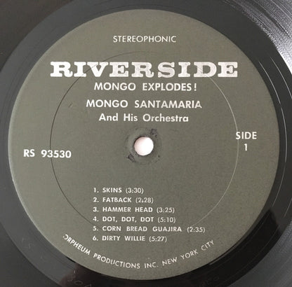 The Mongo Santamaria Band* Featuring Nat Adderley And Jimmy Cobb : Mongo Explodes (LP)