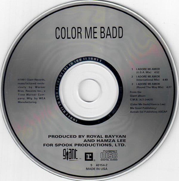 Color Me Badd : I Adore Mi Amor (CD, Maxi, Dig)