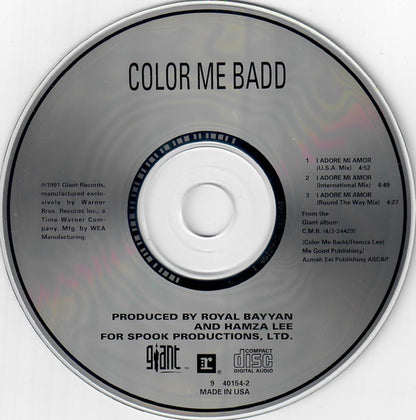 Color Me Badd : I Adore Mi Amor (CD, Maxi, Dig)