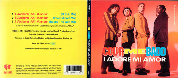 Color Me Badd : I Adore Mi Amor (CD, Maxi, Dig)