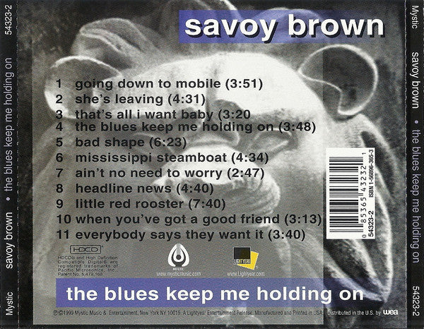 Savoy Brown : The Blues Keep Me Holding On (CD, Album)