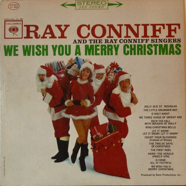Ray Conniff And The Ray Conniff Singers* : We Wish You A Merry Christmas (LP, Album, RE)