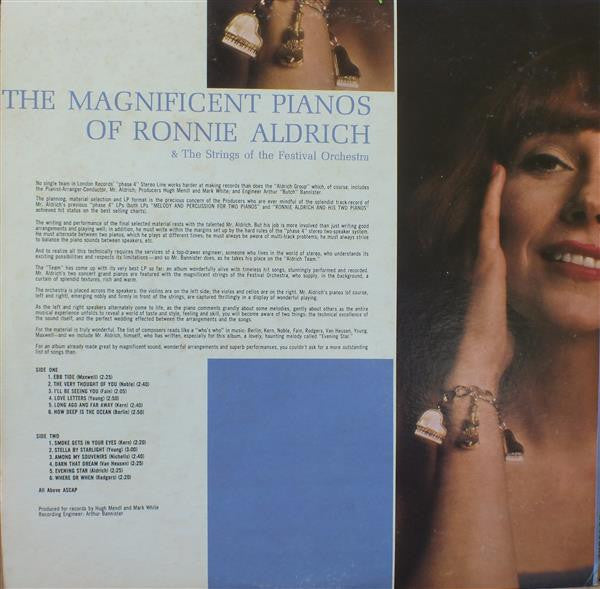 Ronnie Aldrich & The Strings Of The London Festival Orchestra : The Magnificent Pianos Of Ronnie Aldrich (LP, Album, Gat)