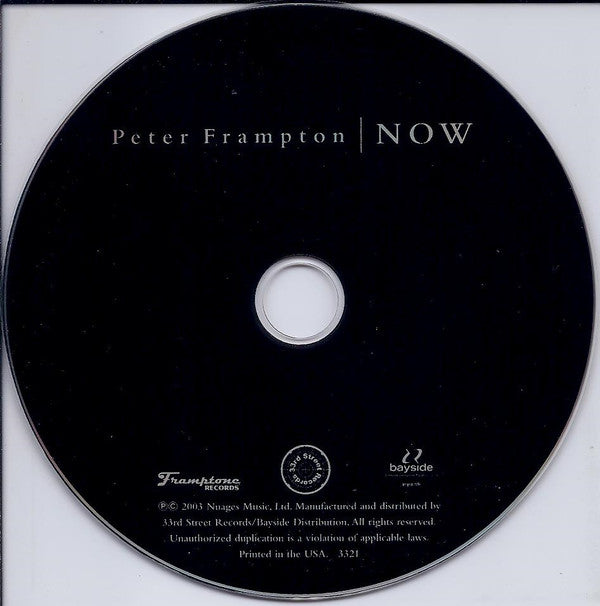 Peter Frampton : Now (CD, Album)