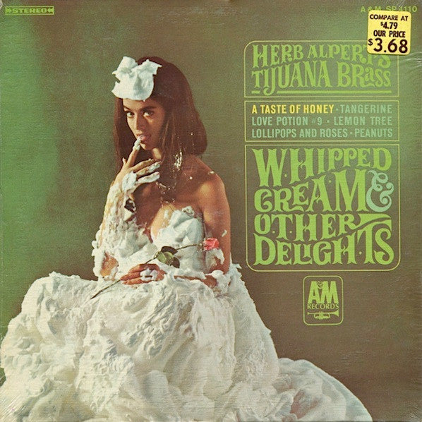 Herb Alpert's Tijuana Brass* : Whipped Cream & Other Delights (LP, Album, Pit)