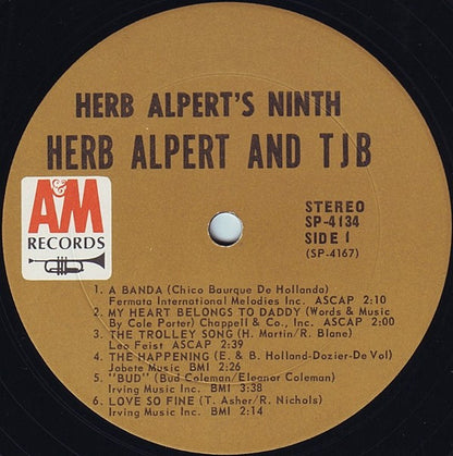 Herb Alpert And The Tijuana Brass* : Herb Alpert's Ninth (LP, Album, Ter)