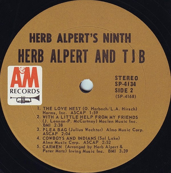 Herb Alpert And The Tijuana Brass* : Herb Alpert's Ninth (LP, Album, Ter)