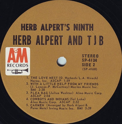 Herb Alpert And The Tijuana Brass* : Herb Alpert's Ninth (LP, Album, Ter)