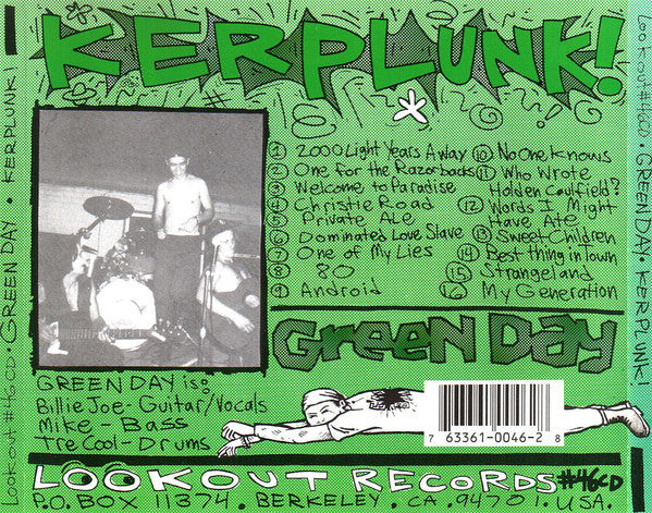 Green Day : Kerplunk! (CD, Album, RP)