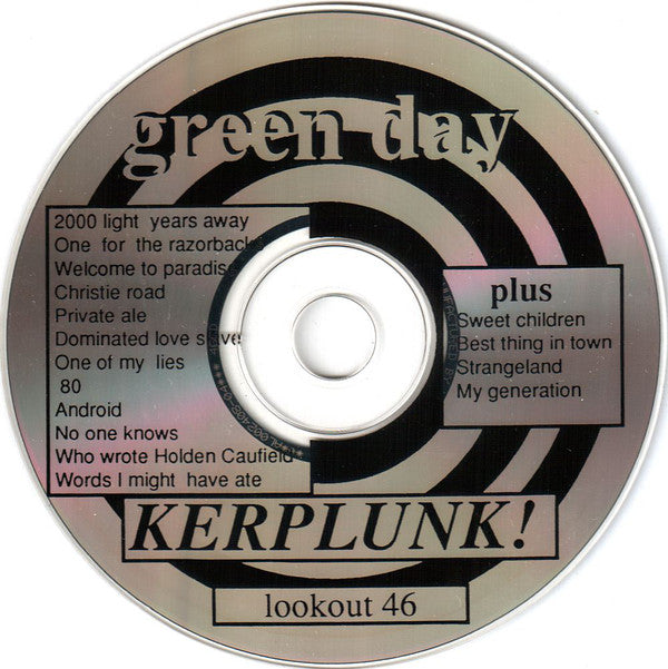 Green Day : Kerplunk! (CD, Album, RP)