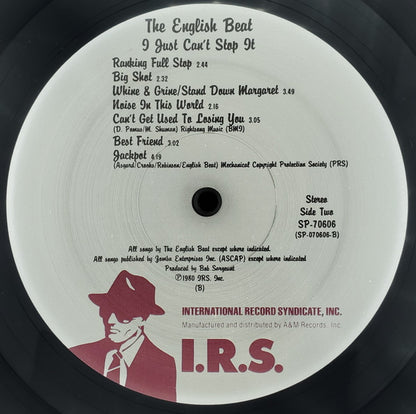The English Beat* : I Just Can't Stop It (LP, Album, RE)