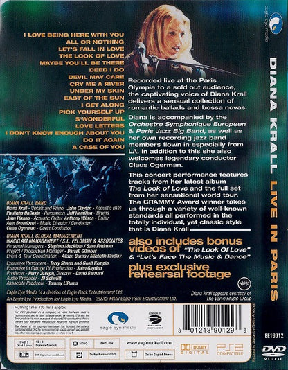Diana Krall : Live In Paris (DVD-V, Multichannel, NTSC, DVD)