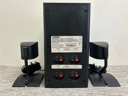 Bose Acoustimass 3 Series IV Speakers * Fully Serviced  * Desk Stands * Manual