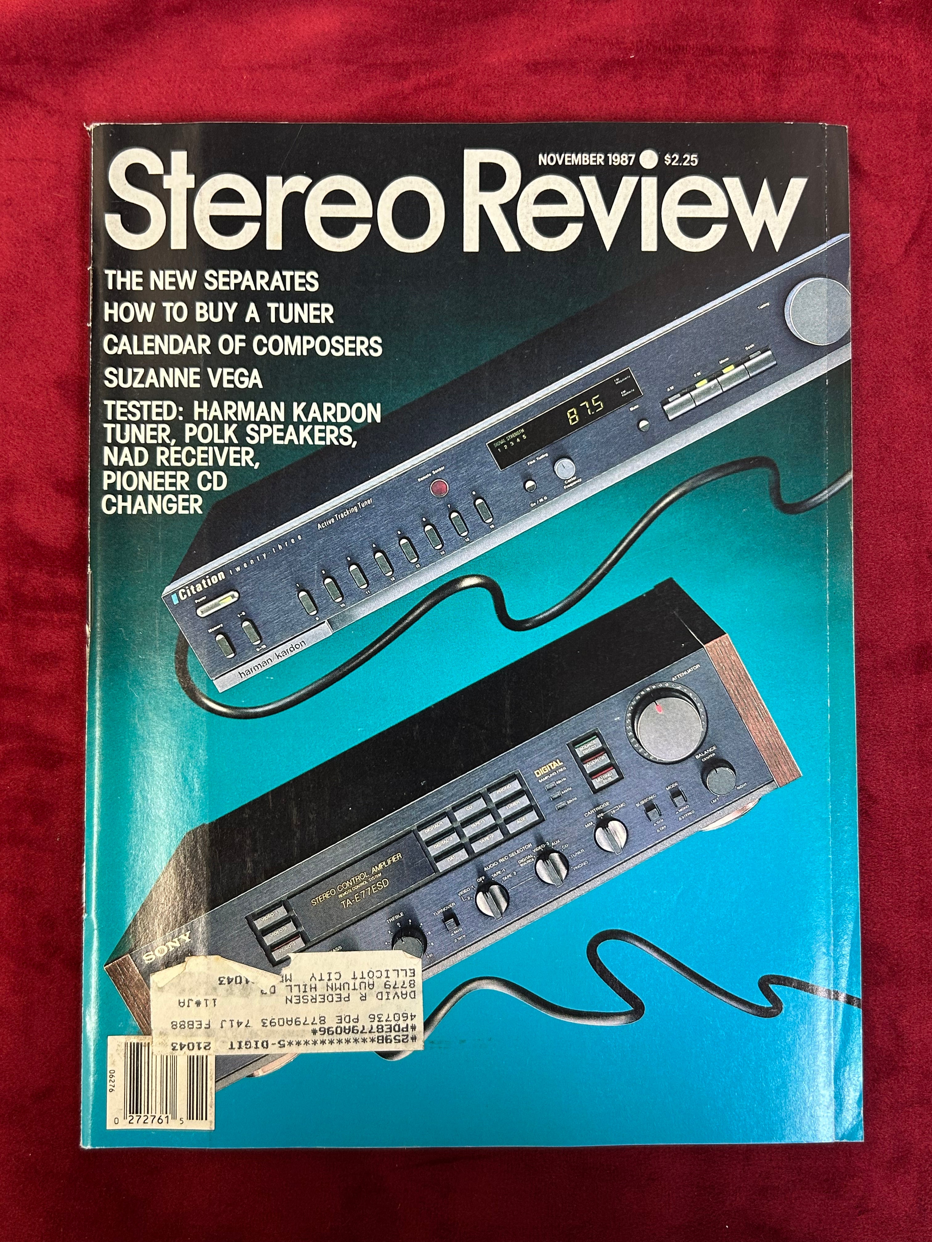 Stereo Review Magazine (80s) *See Photos For Available Magazines