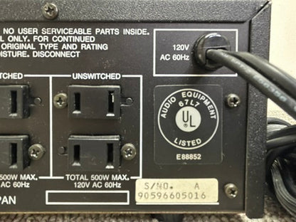 Carver CT-17 Preamplifier/Tuner * Fully Serviced * Tuner does work but can't lock stations * AS IS