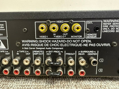 Carver CT-17 Preamplifier/Tuner * Fully Serviced * Tuner does work but can't lock stations * AS IS