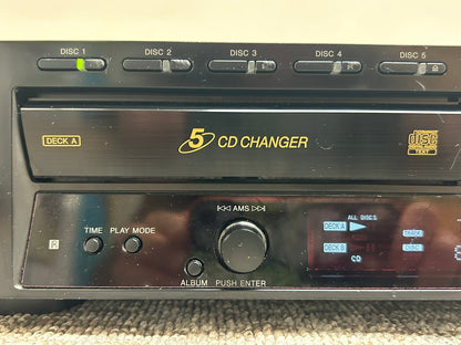 Sony RCD-W500C Cd Changer 5 Discs and CD Recorder * Remote * Fully Serviced * New Belts