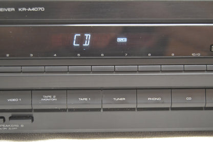 Kenwood KR-A4070  AM/FM Stereo Receiver * 60W RMS * Fully Serviced * Manual