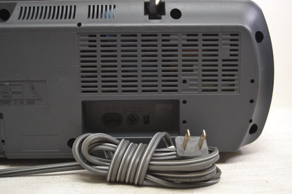 Panasonic RX-DT50, Vertical CD Player Stereo AM / FM Radio Dual Cassette 1980's 8 Fully Serviced * New Belts