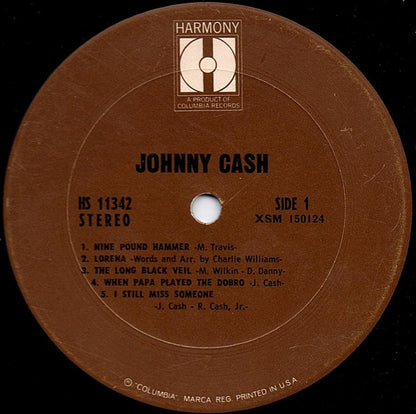 Johnny Cash : Johnny Cash (LP, Comp)
