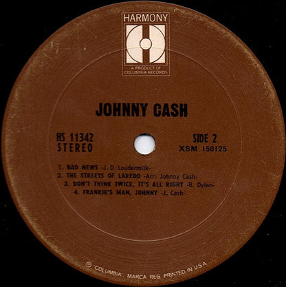 Johnny Cash : Johnny Cash (LP, Comp)
