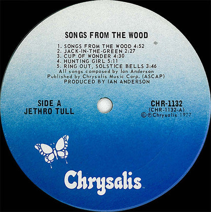 Jethro Tull : Songs From The Wood (LP, Album, Pit)