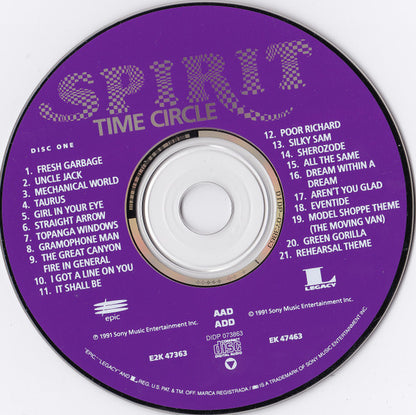 Spirit (8) : Time Circle (1968-1972) (2xCD, Comp, RM)