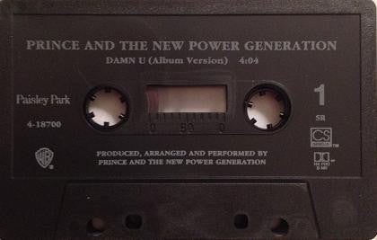 Prince And The New Power Generation : Damn U (Cass, Single)