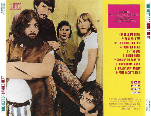 Canned Heat : The Best Of Canned Heat (CD, Comp, Club)