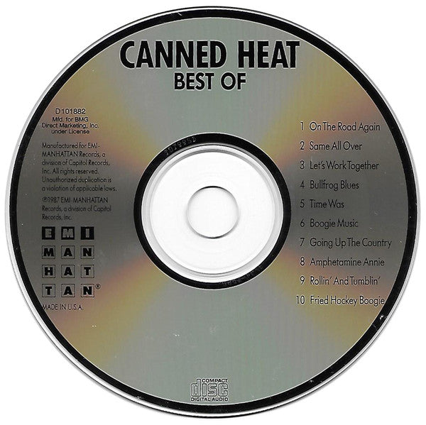 Canned Heat : The Best Of Canned Heat (CD, Comp, Club)