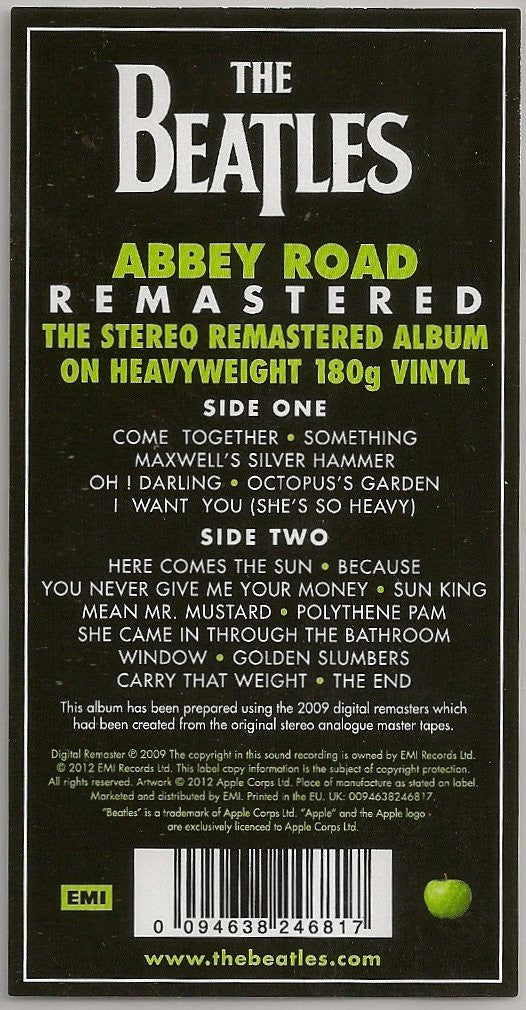 The Beatles : Abbey Road (LP, Album, RE, RM, 180)