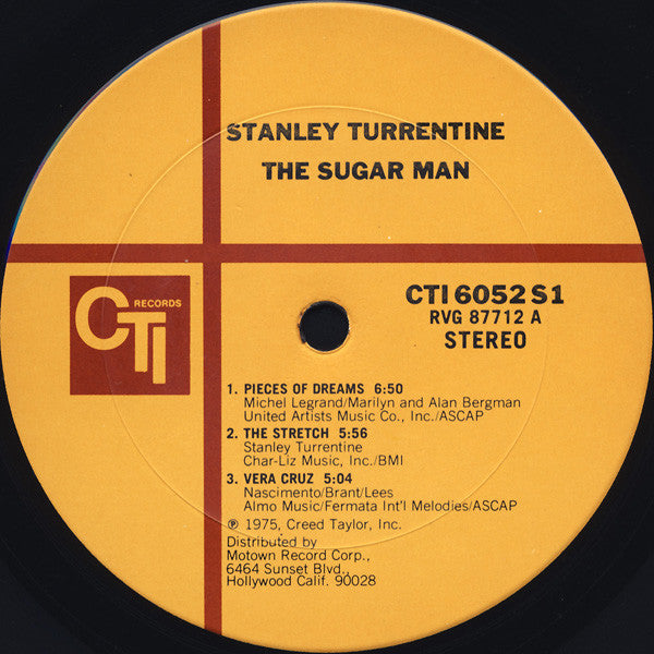 Stanley Turrentine : The Sugar Man (LP, Album, Gat)