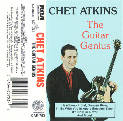 Chet Atkins : The Guitar Genius (Cass, Album, RE, Dol)
