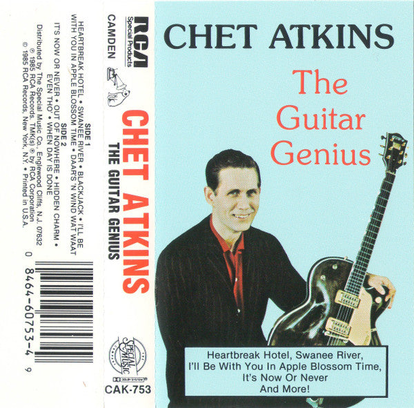 Chet Atkins : The Guitar Genius (Cass, Album, RE, Dol)