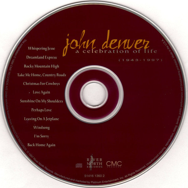 John Denver : A Celebration Of Life (1943-1997) (CD, Album)