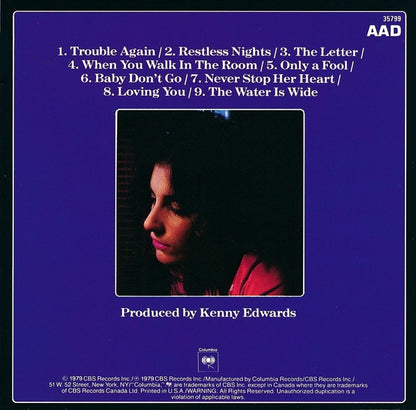 Karla Bonoff : Restless Nights (CD, Album, RE)